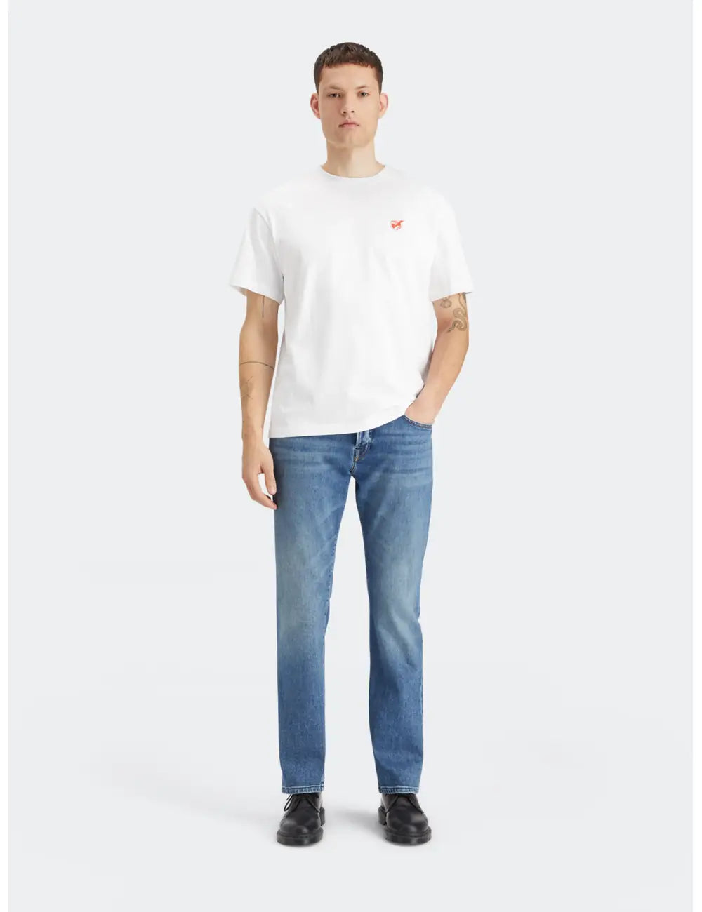 Straight Fit Jeans flat lay front view by Scotch & Soda