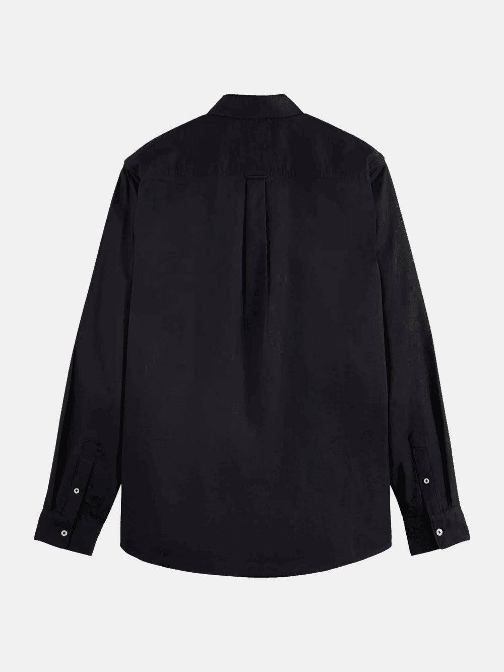core-oxford-solid-black back view by Scotch & Soda