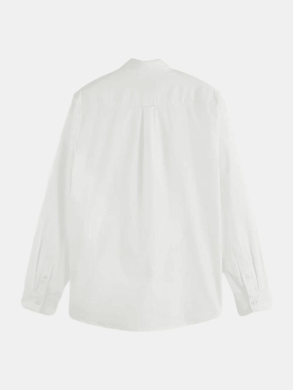 core-oxford-solid-white-traditional back view by Scotch & Soda
