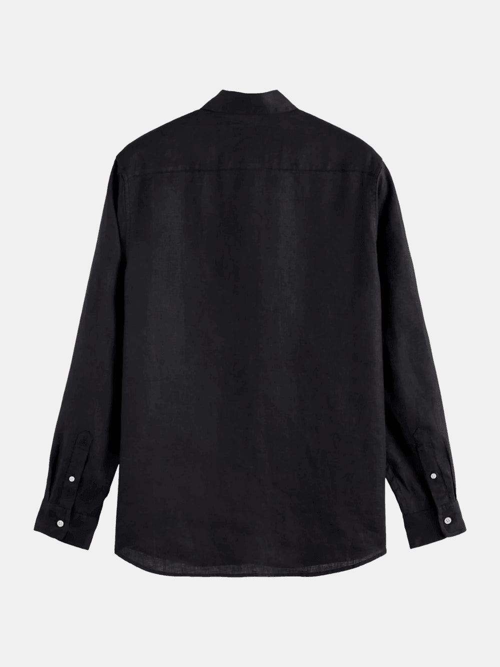 linen-shirt-ls-button-down back view by Scotch & Soda