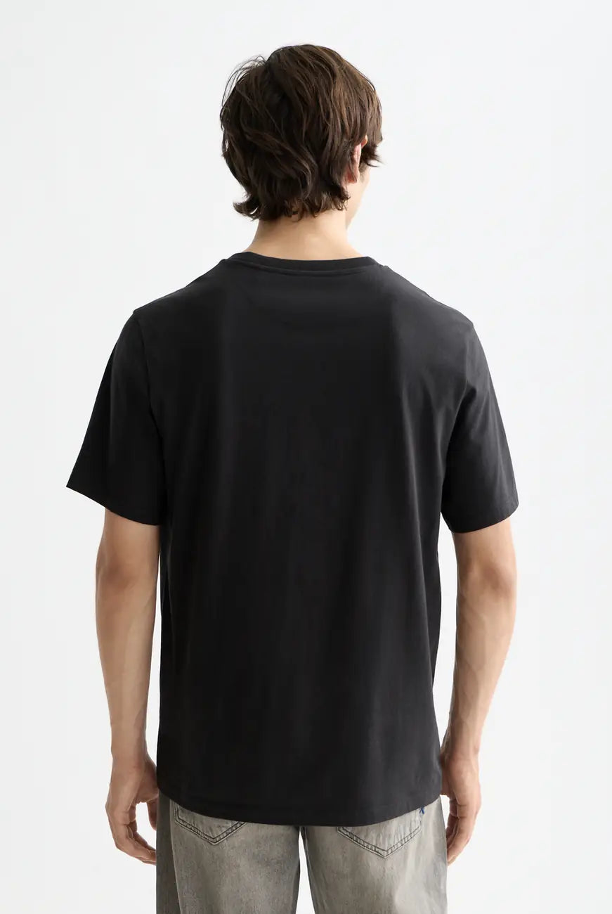 Logo T Shirt detail shot showing fabric and craftsmanship by Scotch & Soda