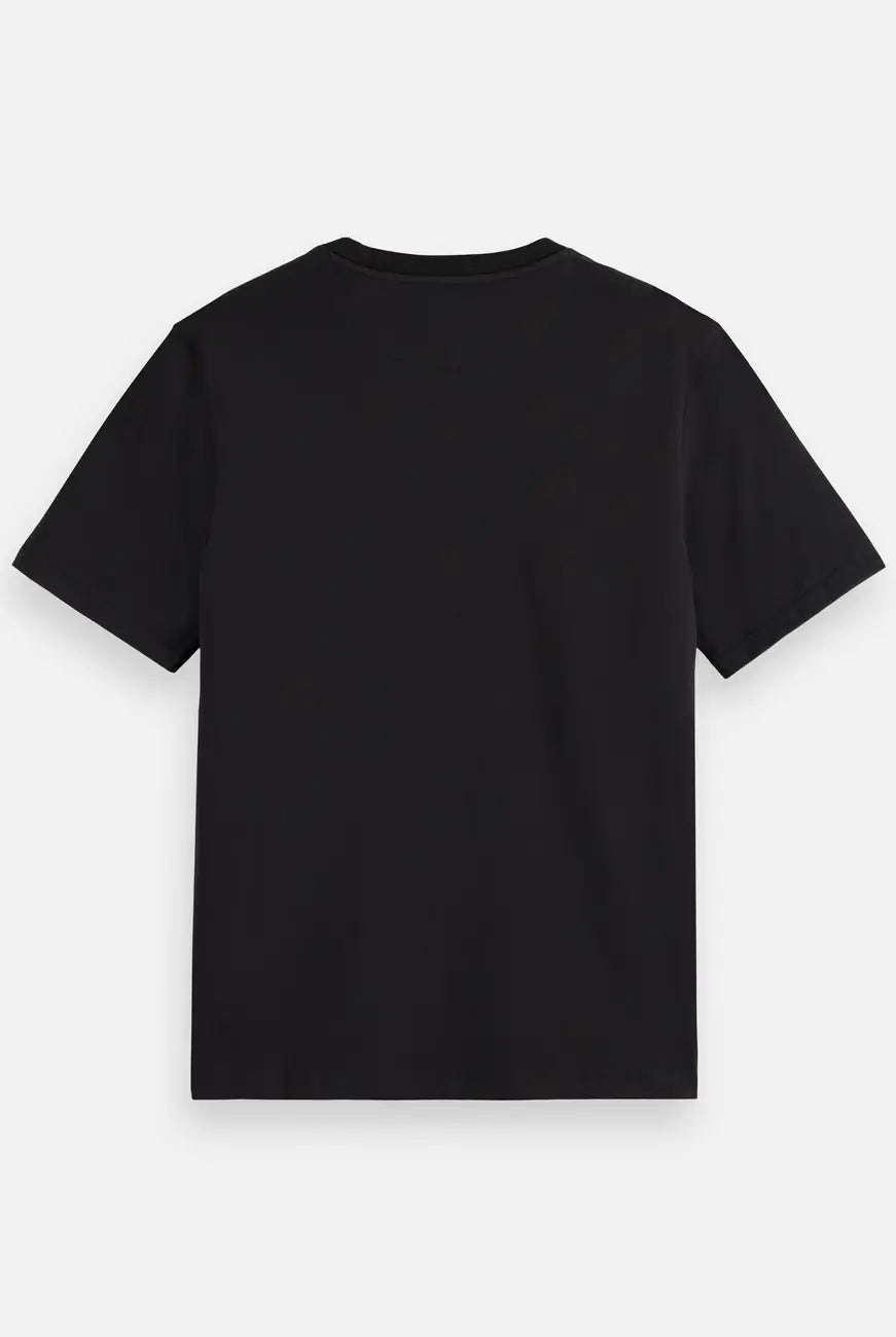 Logo T Shirt flat lay back view by Scotch & Soda