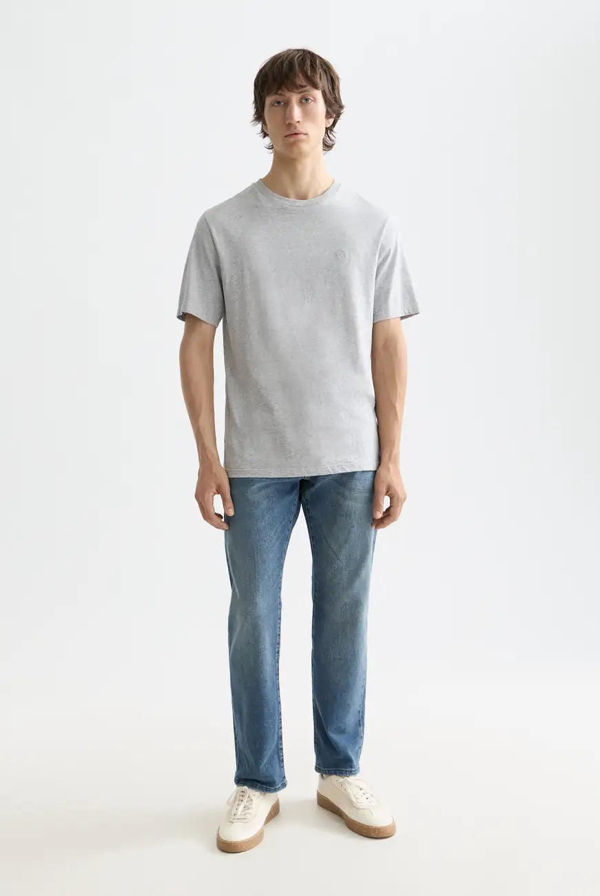 Logo T Shirt full model shot showing overall fit by Scotch & Soda
