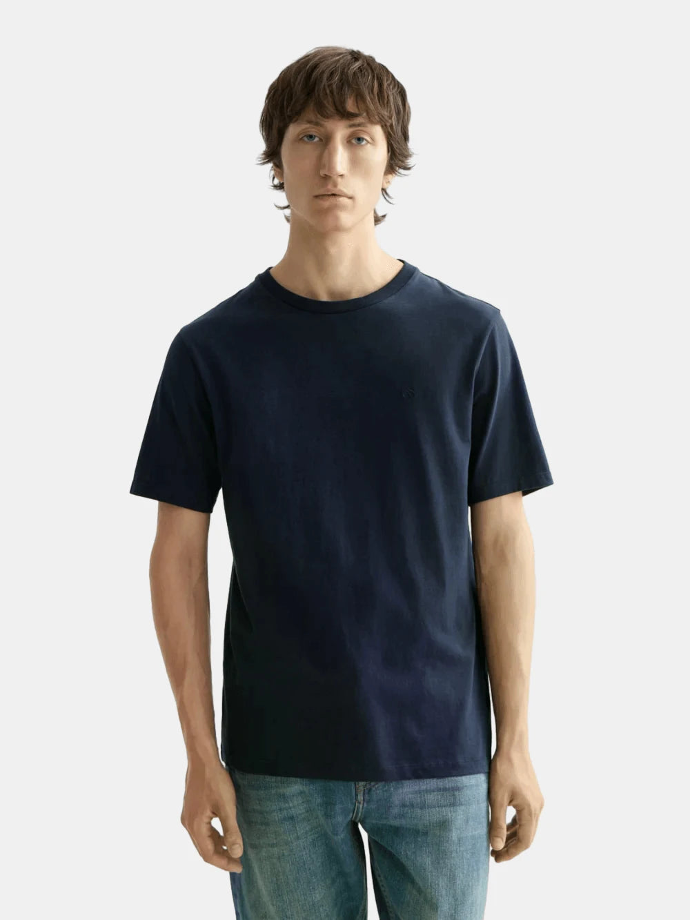 core-logo-t-shirt-night front view by Scotch & Soda