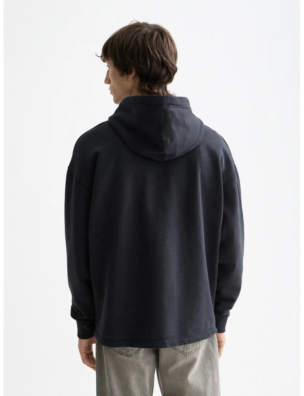 Core - 3 Crosses Hoodie back view showing fit and finish by Scotch & Soda