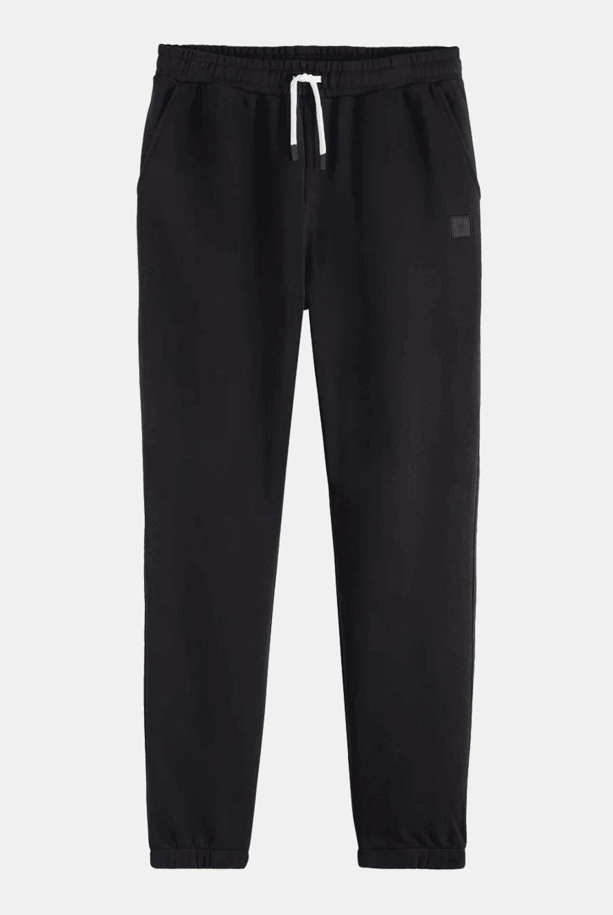 core-logo-sweatpant front view by Scotch & Soda