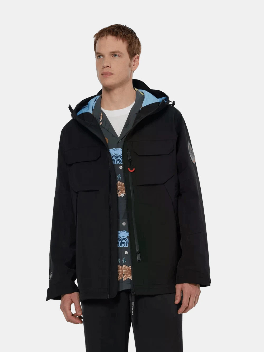Ams Proof Camp Tech Jacket (Black) - Scotch & Soda