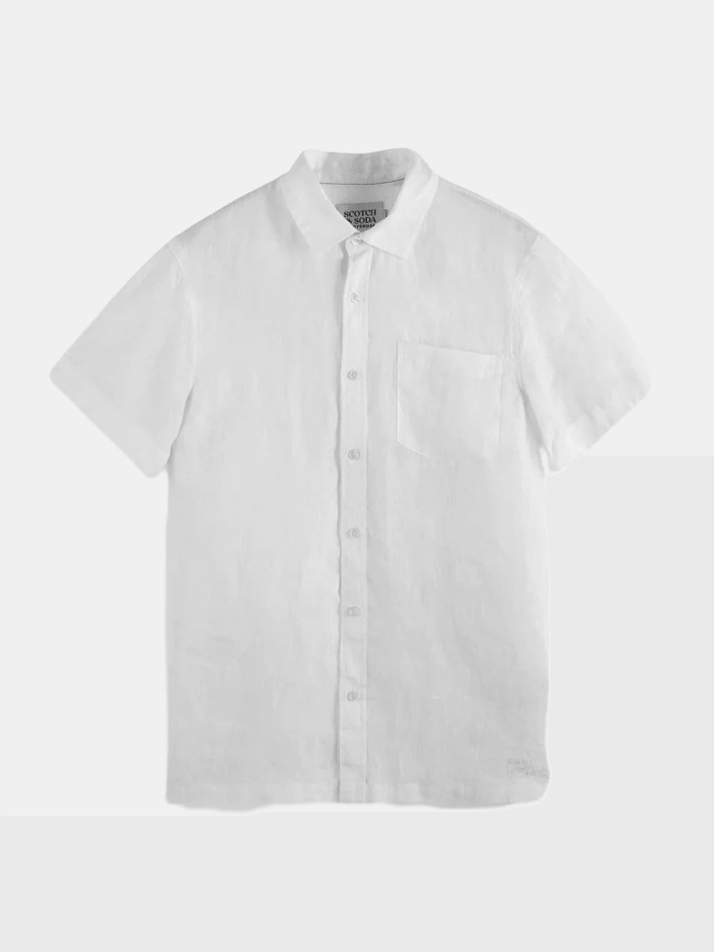 core-linen-shirt front view by Scotch & Soda