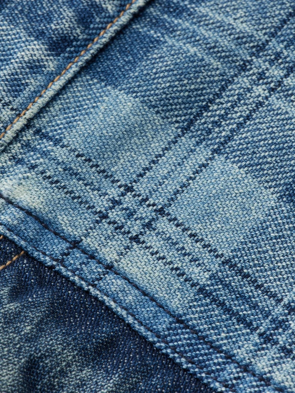 denim-trucker-jacket-with-contrast-panelling detail view by Scotch & Soda