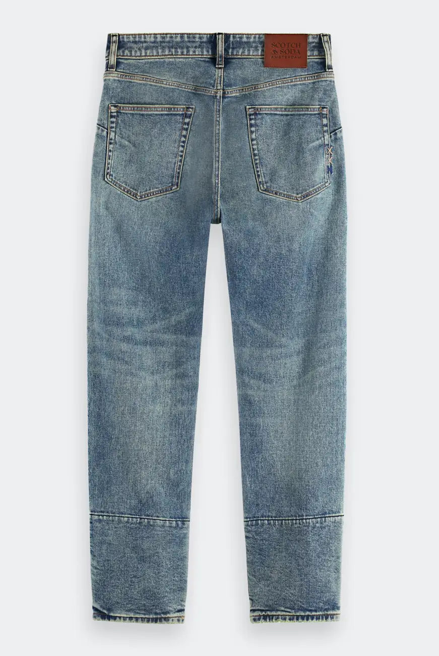 Zee Straight Jeans flat lay back view by Scotch & Soda