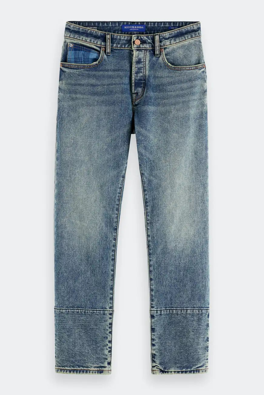 Zee Straight Jeans flat lay front view by Scotch & Soda