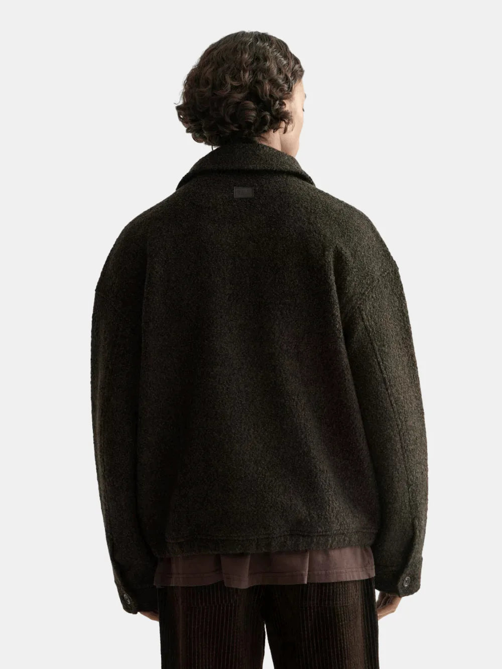 short-wool-coat back view by Scotch & Soda