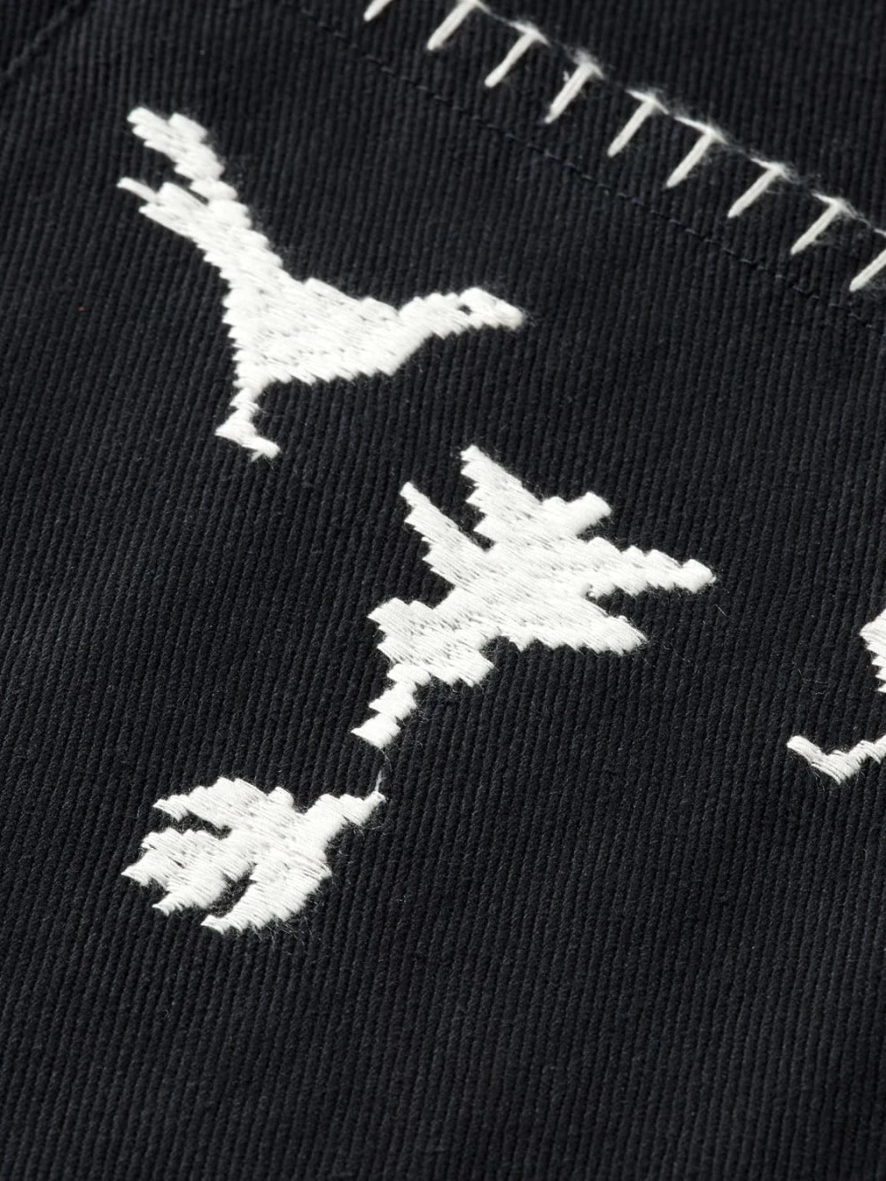 embroidered-cotton-blend-worker-jacket detail shot by Scotch & Soda