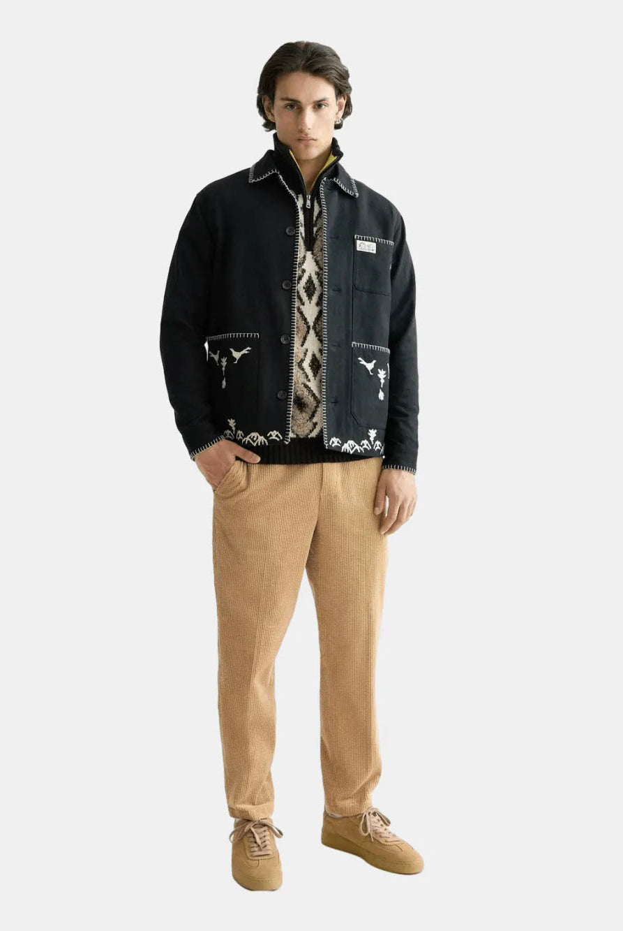 Embroidered Cotton-Blend Worker Jacket - Scotch & Soda