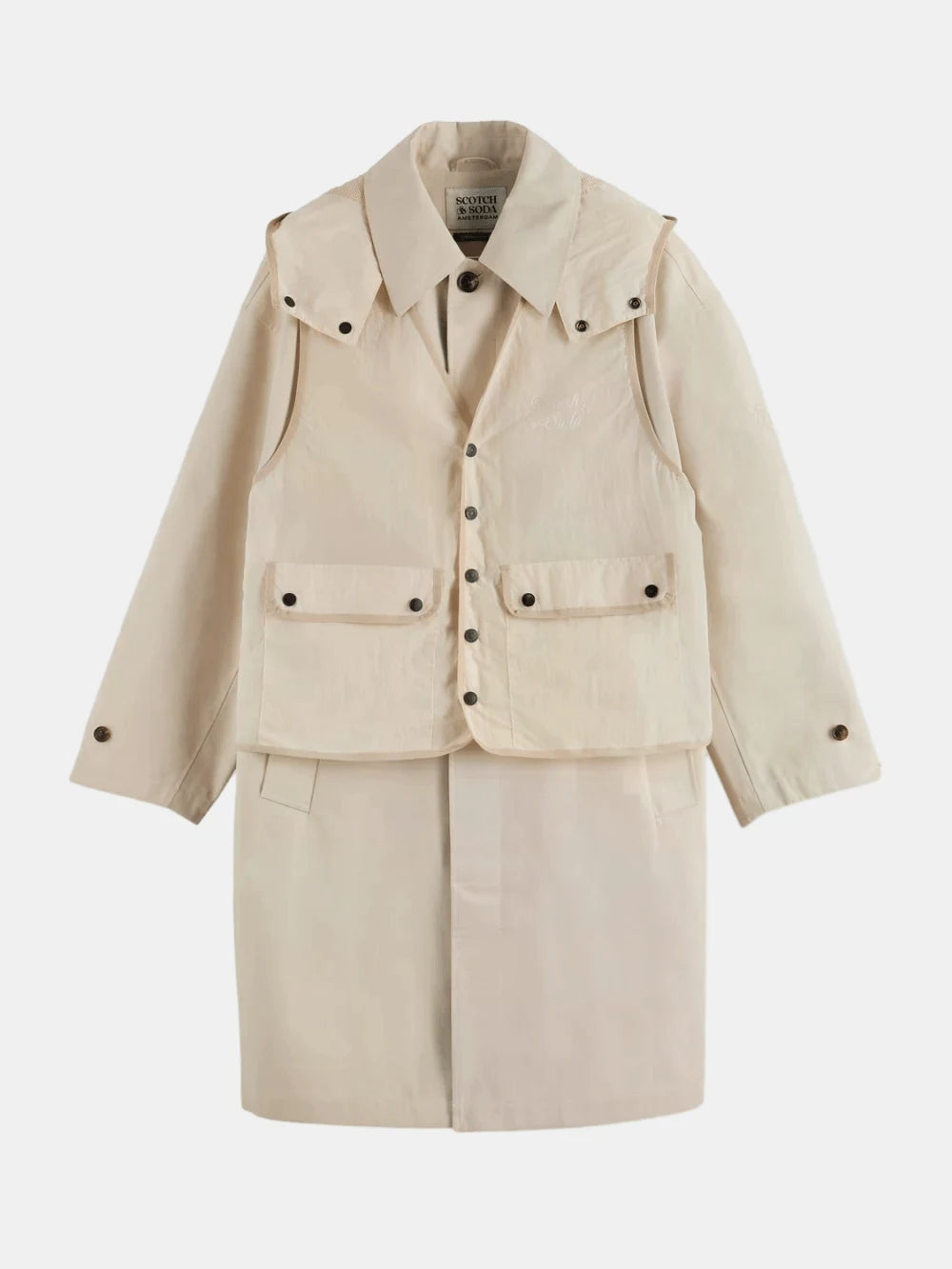 amsterdam-750-years-coat front view by Scotch & Soda