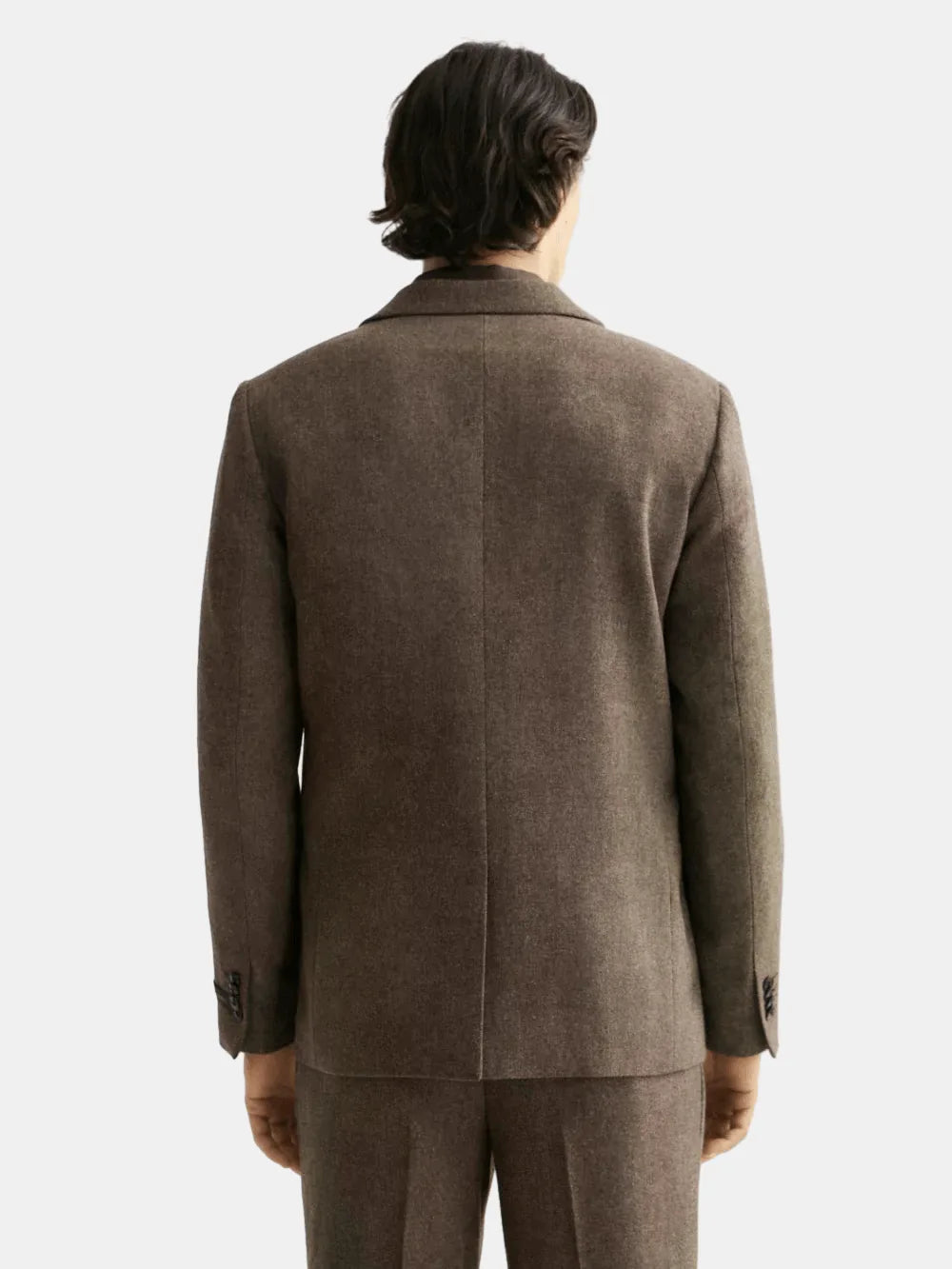 yarn-dyed-wool-blend-relaxed-fit-blazer back view by Scotch & Soda
