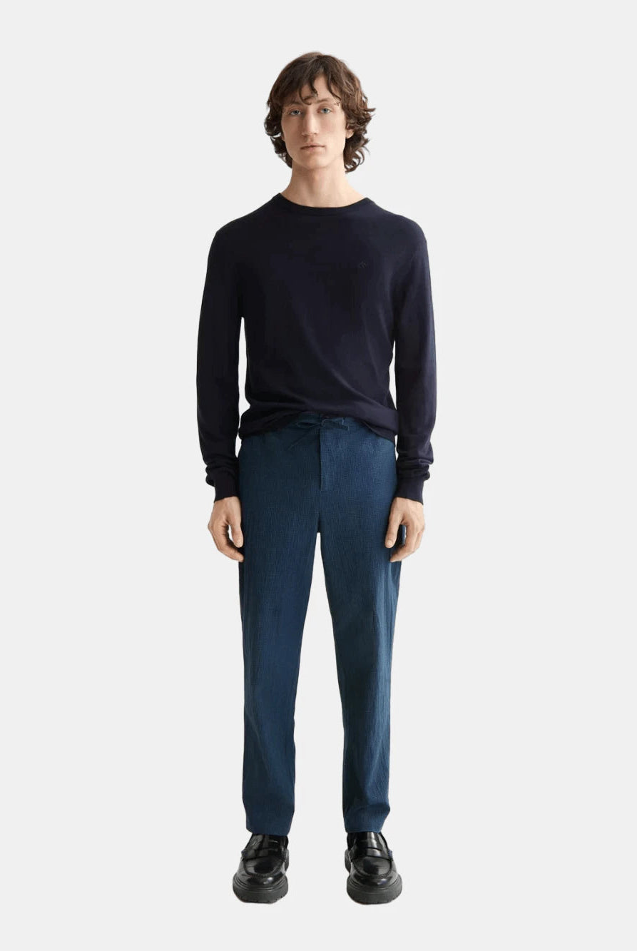 Finch - Cotton blend seersucker tapered fit jogger - Scotch & Soda