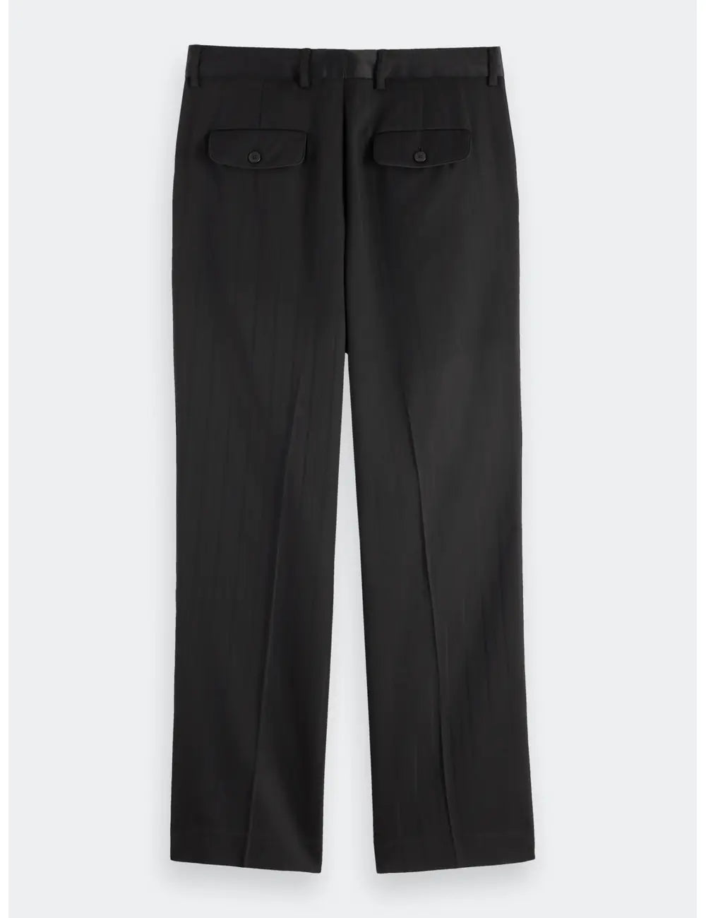 Stripe Chino Pants flat lay back view by Scotch & Soda