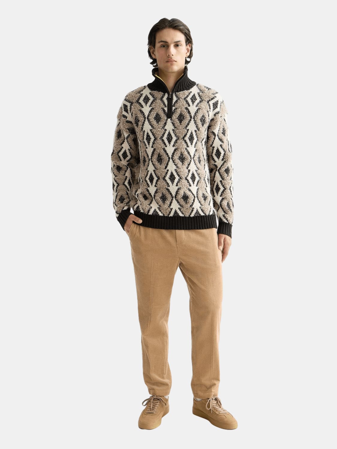 Cotton Corduroy Loose Tapered Jogger - Scotch & Soda