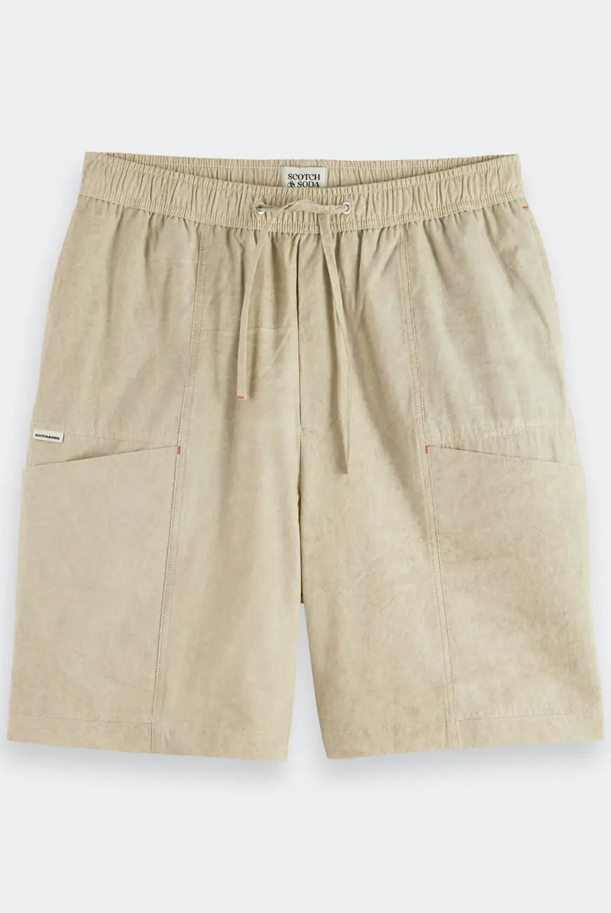 Washed Nylon Blend Poplin flat lay front view by Scotch & Soda