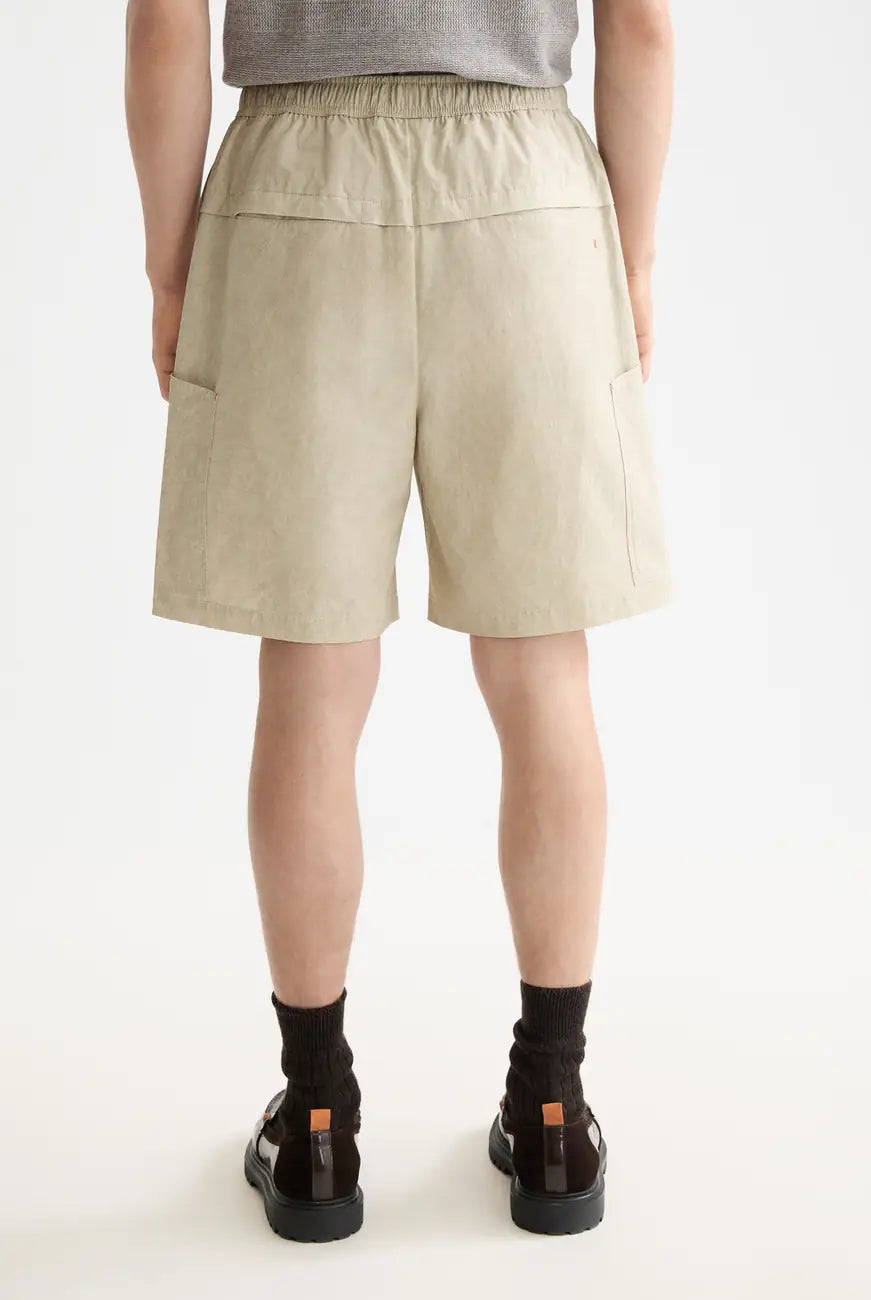 Washed Nylon Blend Poplin detail shot showing fabric and craftsmanship by Scotch & Soda