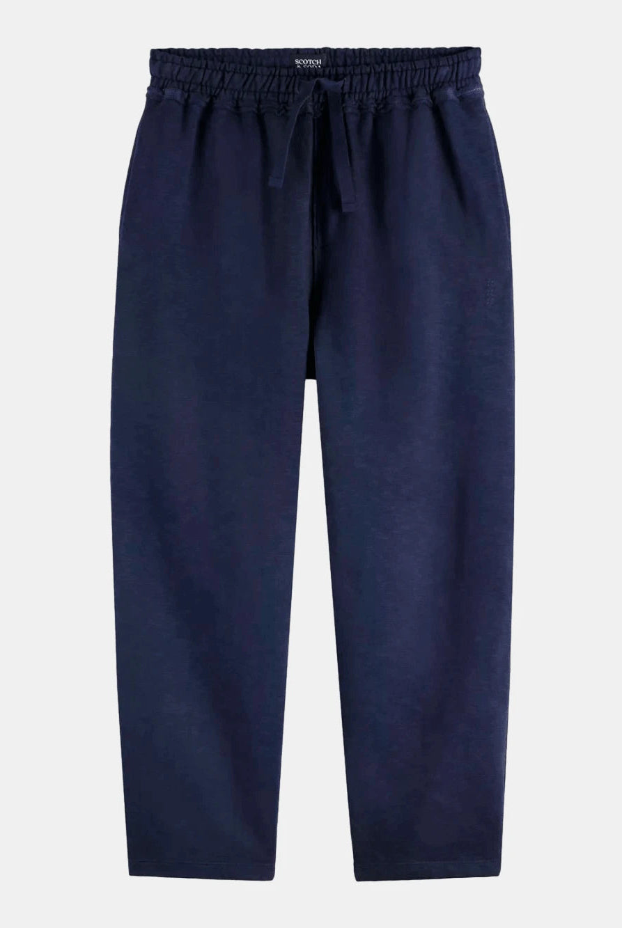 seasonal-core-3-crosses-garment-dye-sweatpants back view by Scotch & Soda