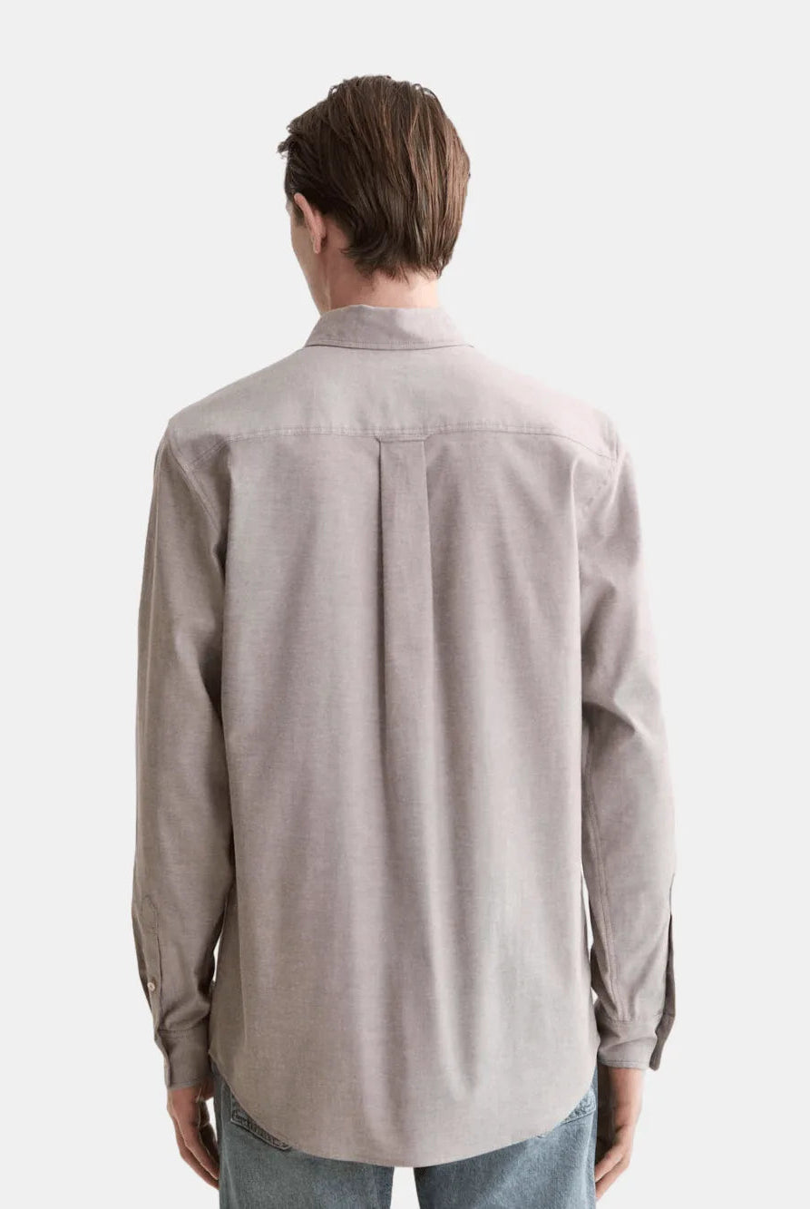 seasonal-core-solid-regular-fit-oxford-shirt back view by Scotch & Soda