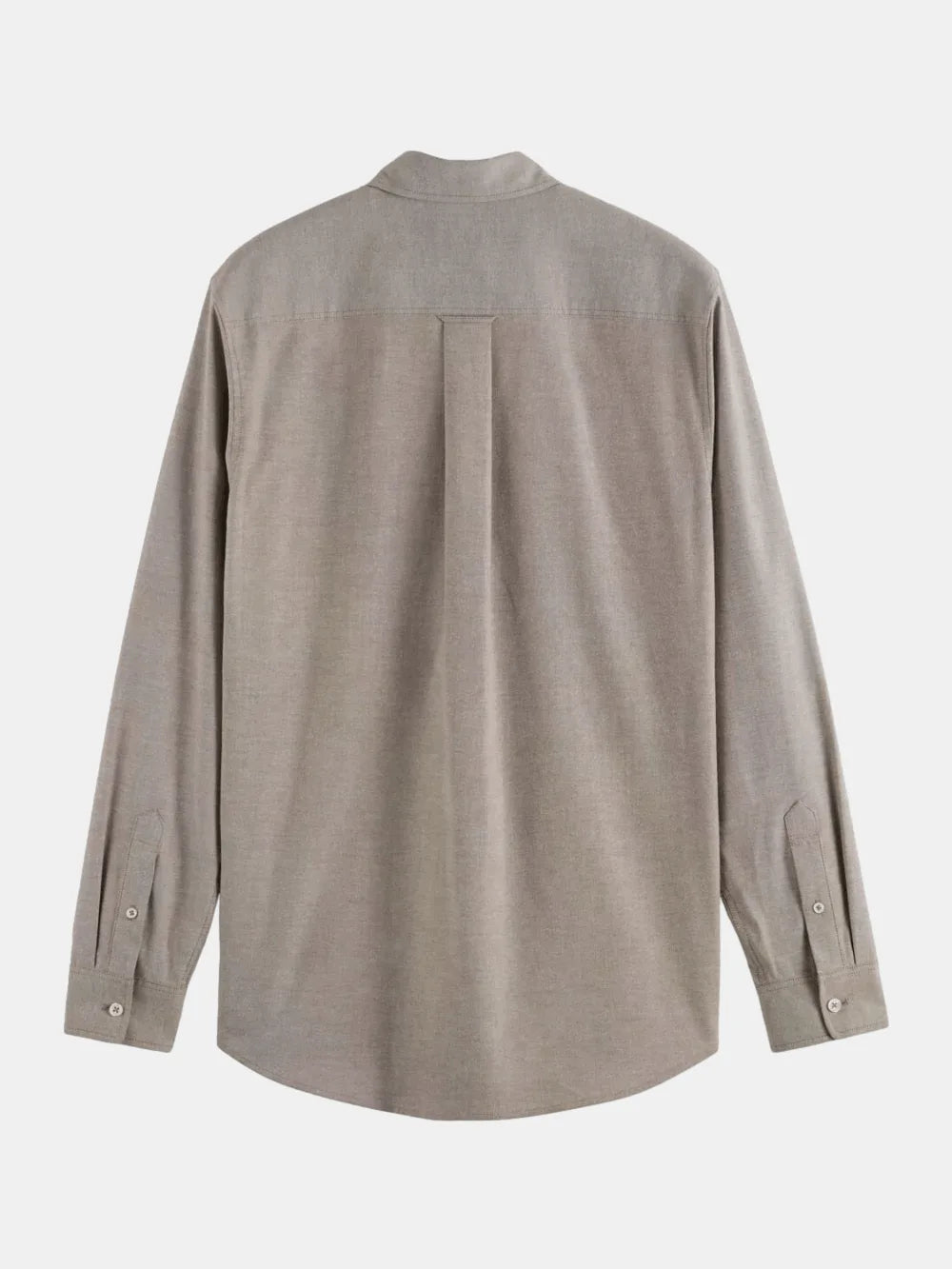 seasonal-core-solid-regular-fit-oxford-shirt detail view by Scotch & Soda