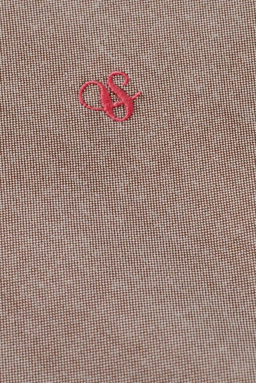 seasonal-core-solid-regular-fit-oxford-shirt detail view by Scotch & Soda