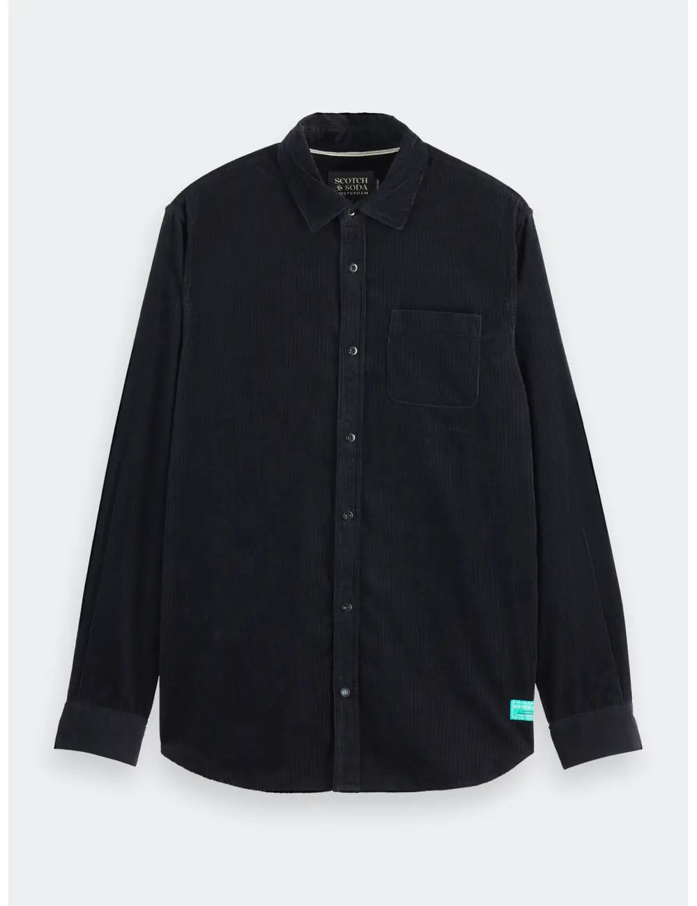 Corduroy Shirt flat lay front view by Scotch & Soda