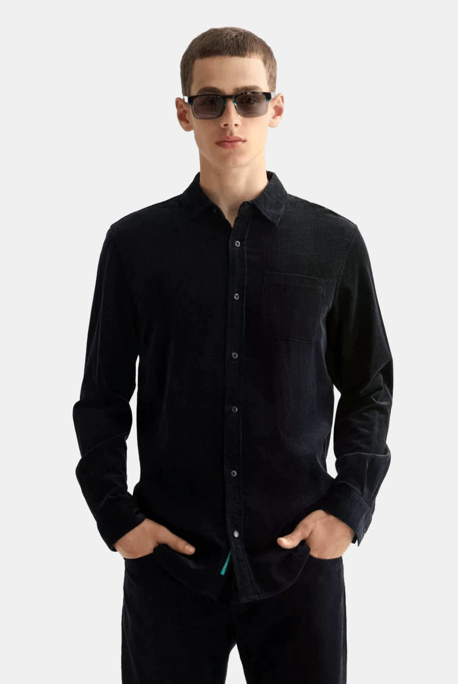 regular-fit-corduroy-shirt front view by Scotch & Soda
