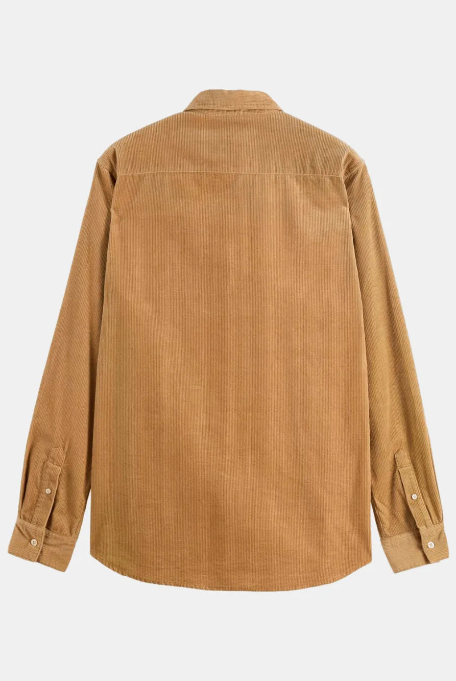 regular-fit-corduroy-shirt-1 back view by Scotch & Soda
