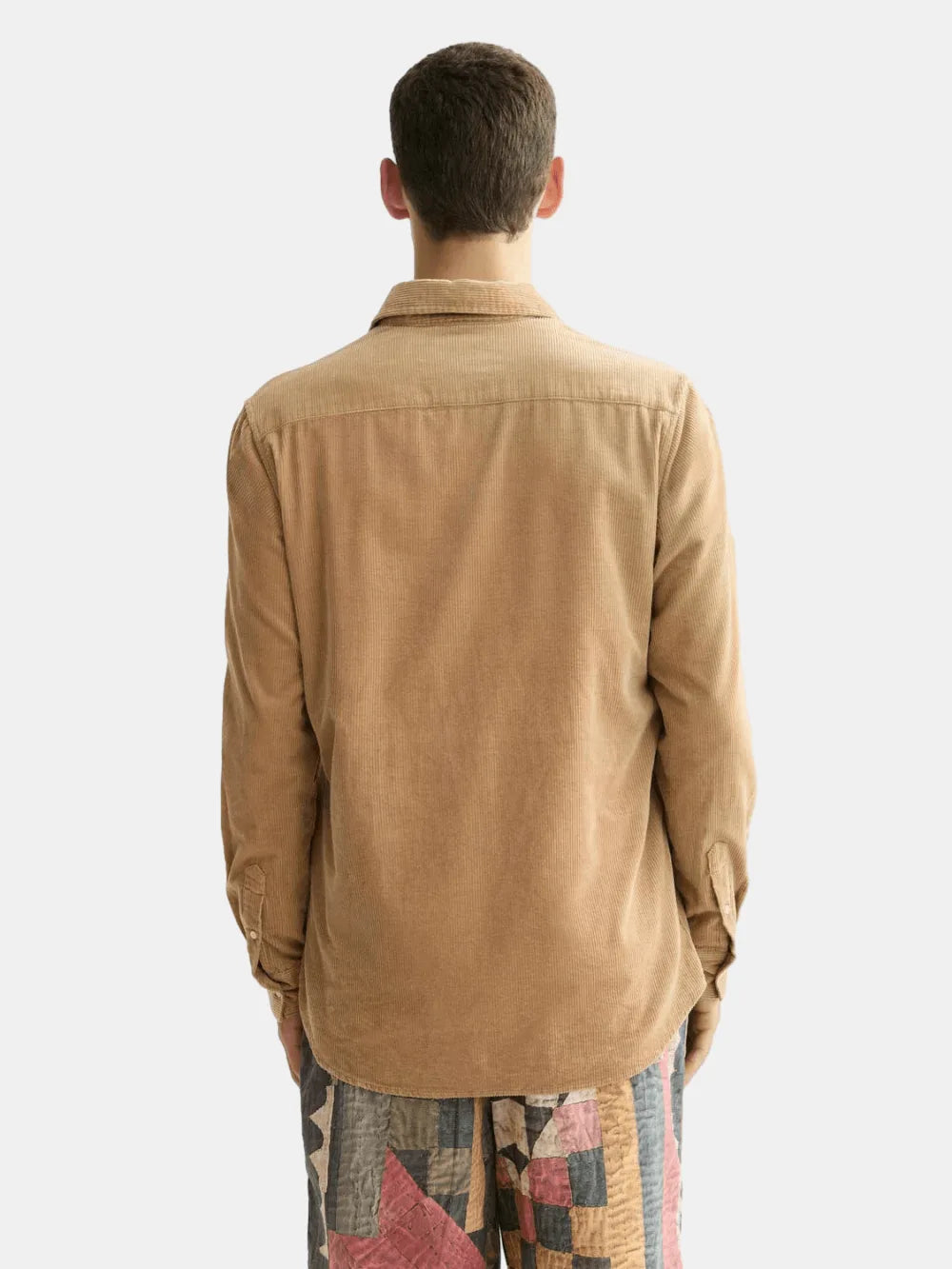 regular-fit-corduroy-shirt-1 back view by Scotch & Soda