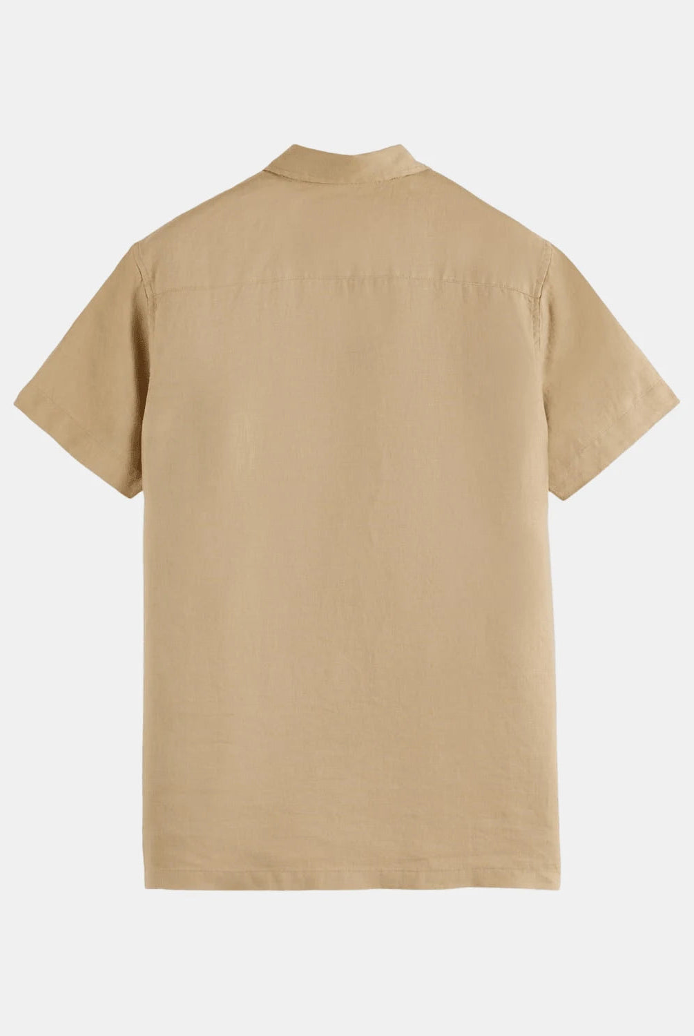 Regular Fit Short Sleeved Linen Shirt Image 4 - Scotch & Soda