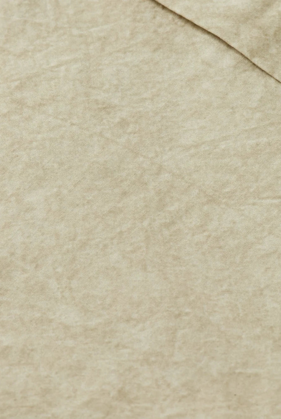 washed-layered-short-sleeved-shirt detail shot by Scotch & Soda