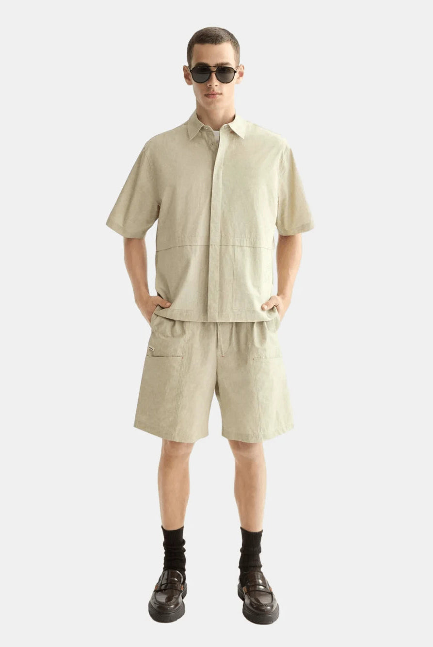 Washed Layered Short-Sleeved Shirt - Scotch & Soda