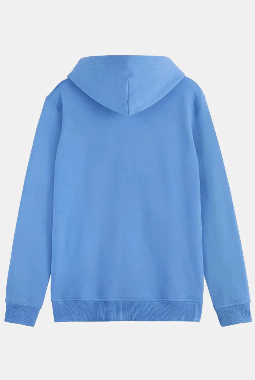 seasonal-core-regular-fit-logo-badge-hoodie-2 detail view by Scotch & Soda