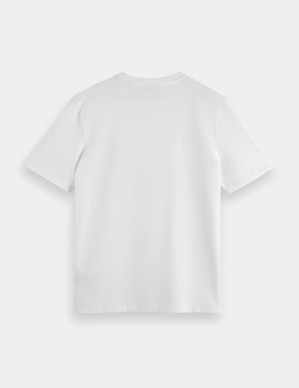 Logo T Shirt detail shot showing fabric and craftsmanship by Scotch & Soda