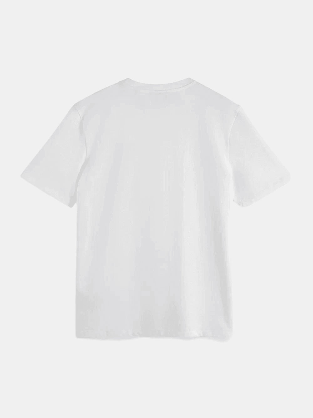 regular-fit-left-chest-logo-t-shirt back view by Scotch & Soda