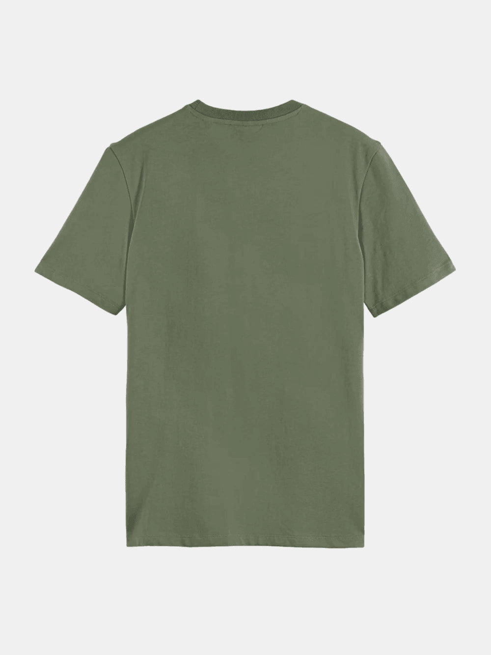 regular-fit-left-chest-logo-t-shirt-1 back view by Scotch & Soda