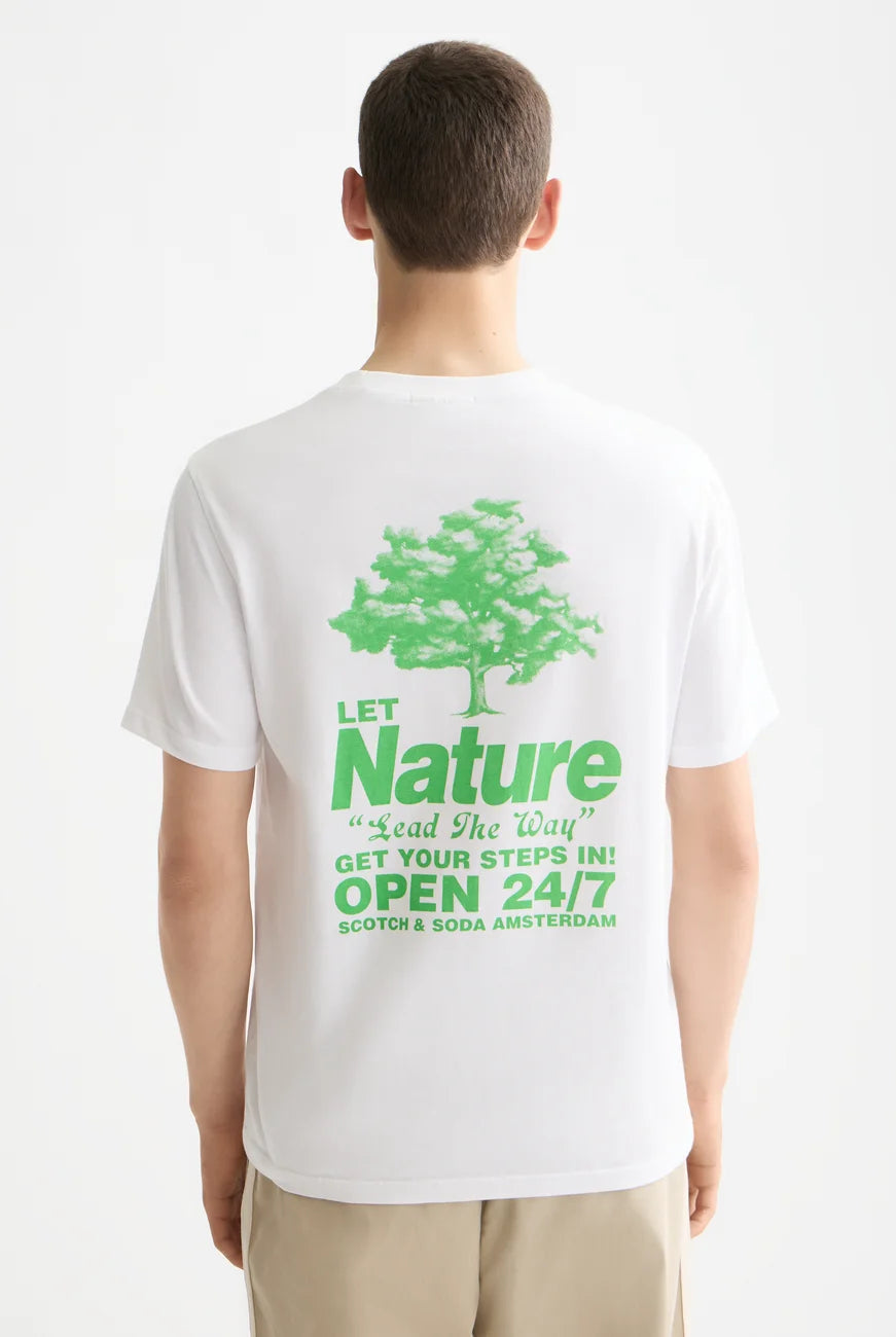 Regular Fit T Shirt detail shot showing fabric and craftsmanship by Scotch & Soda