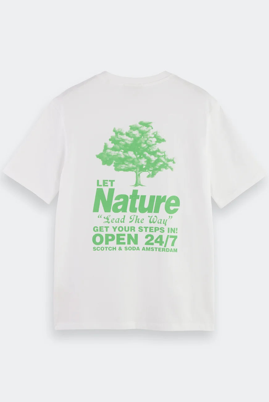 Regular Fit T Shirt flat lay back view by Scotch & Soda