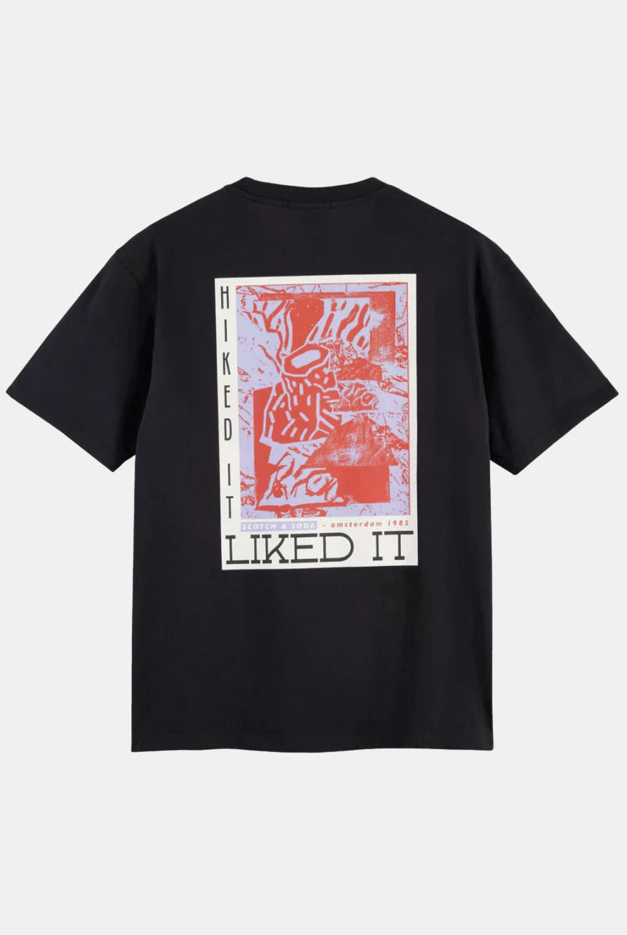 relaxed-fit-front-back-aw-t-shirt back view by Scotch & Soda