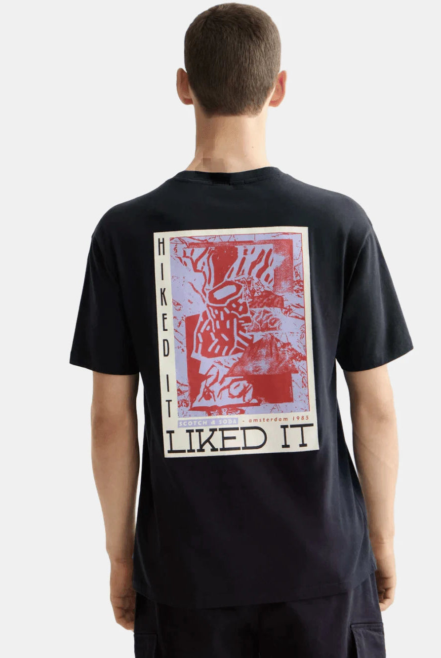 relaxed-fit-front-back-aw-t-shirt back view by Scotch & Soda