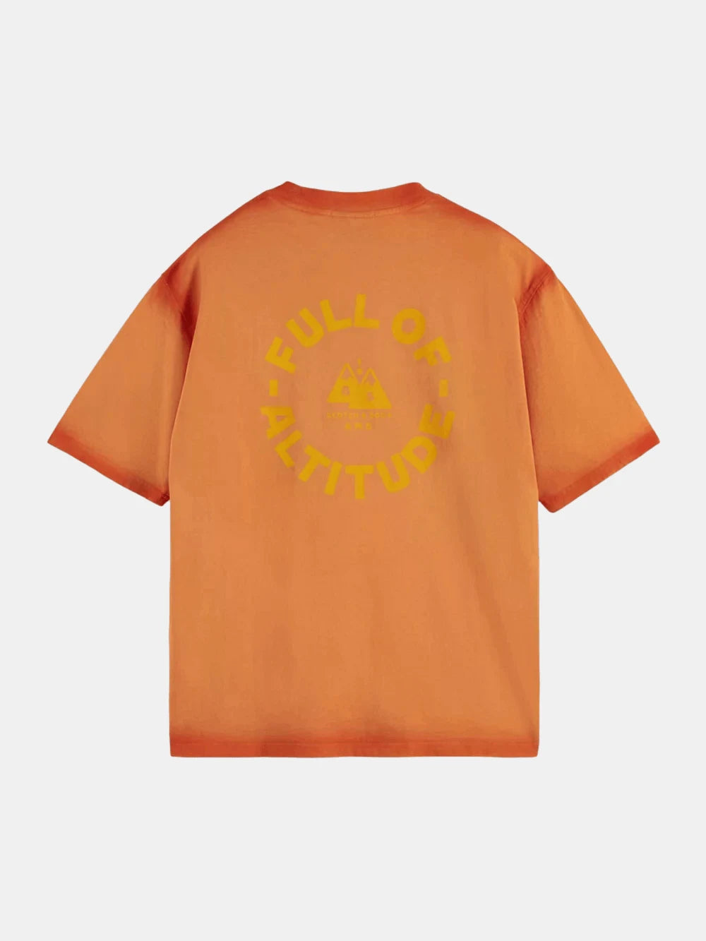 loose-fit-garment-dye-aw-t-shirt back view by Scotch & Soda