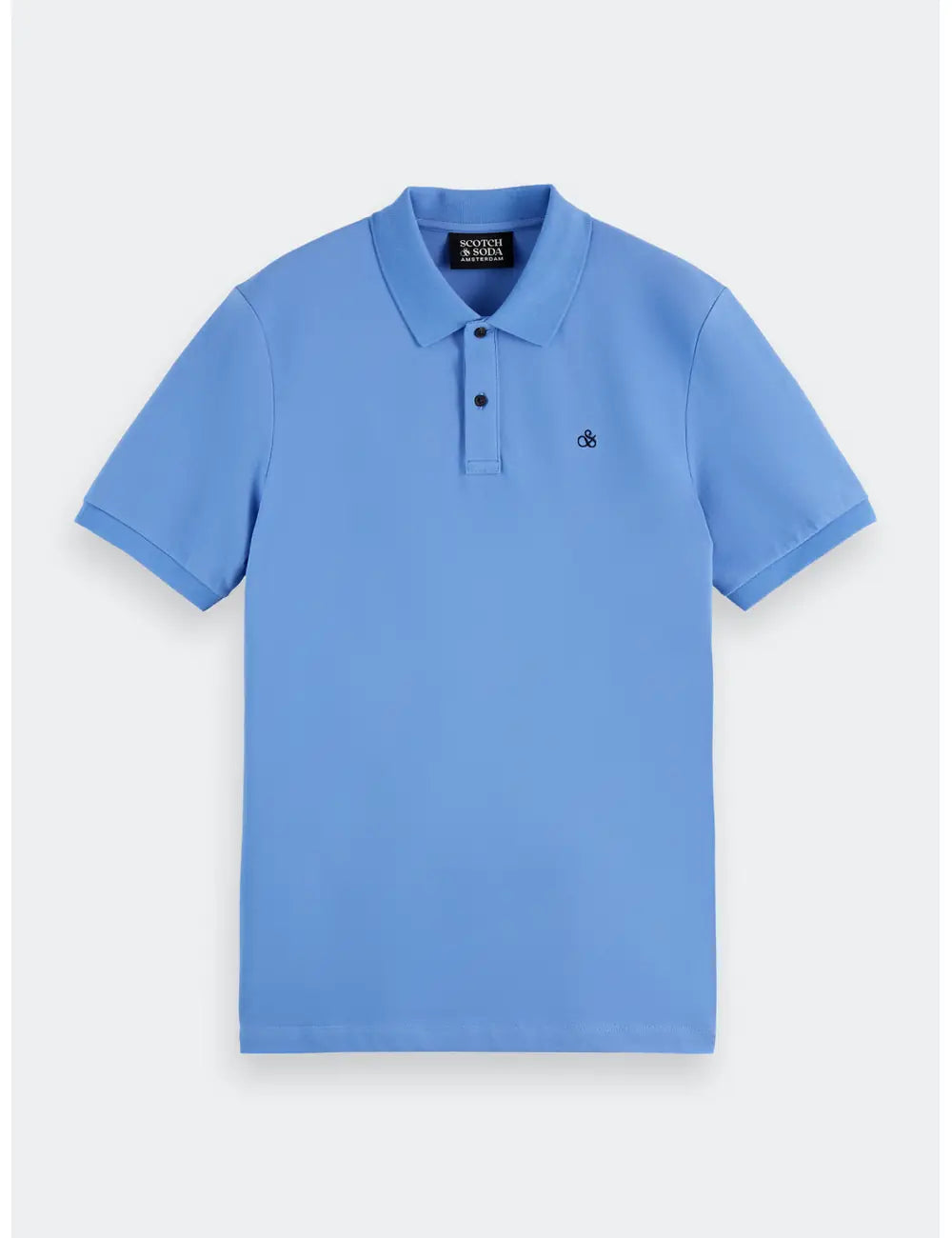 Regular Fit Polo flat lay front view by Scotch & Soda