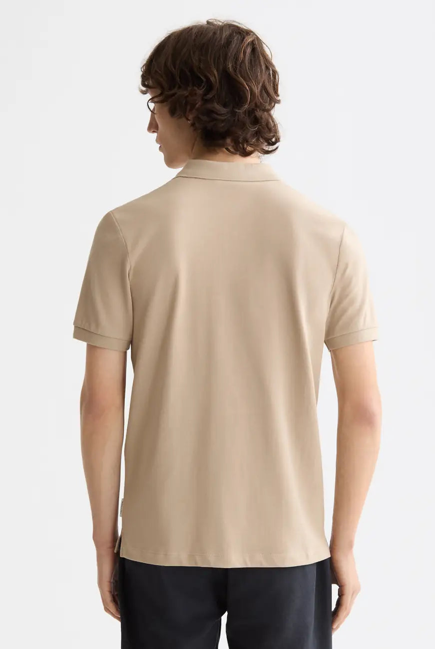 Regular Fit Polo detail shot showing fabric and craftsmanship by Scotch & Soda