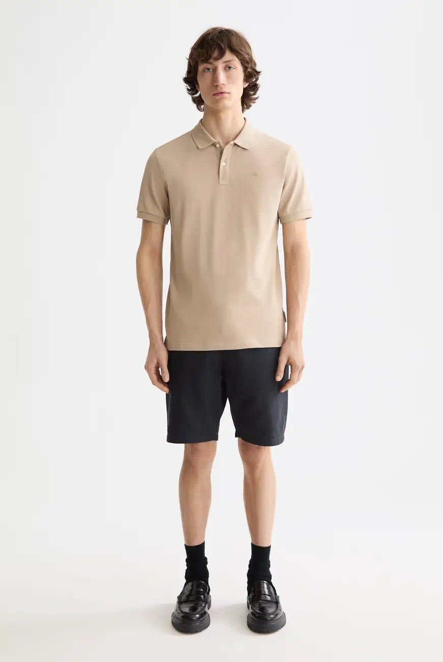 Regular Fit Polo full model shot showing overall fit by Scotch & Soda