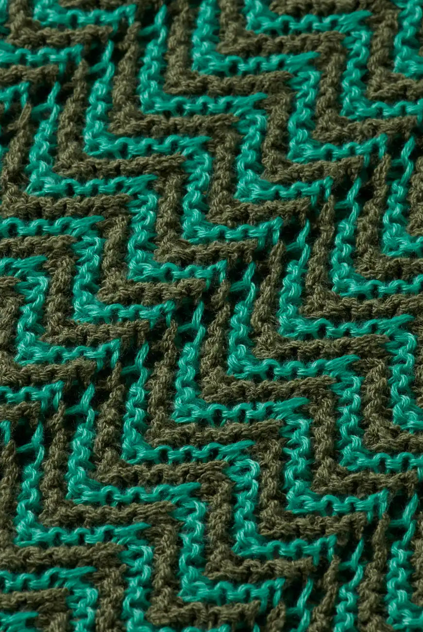 Knitted V Neck Polo detail view by Scotch & Soda