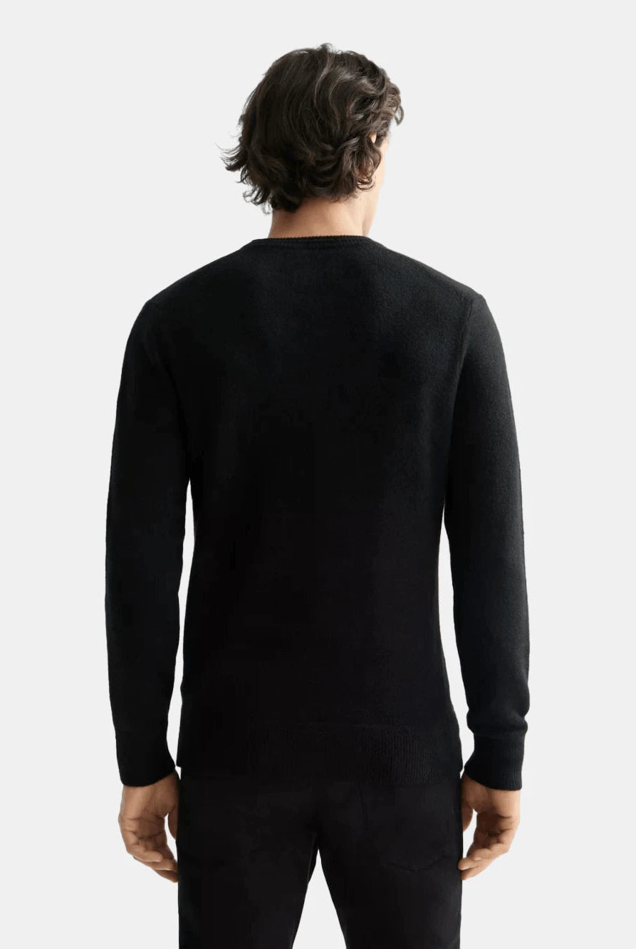 soft-knit-regular-fit-crew-neck back view by Scotch & Soda
